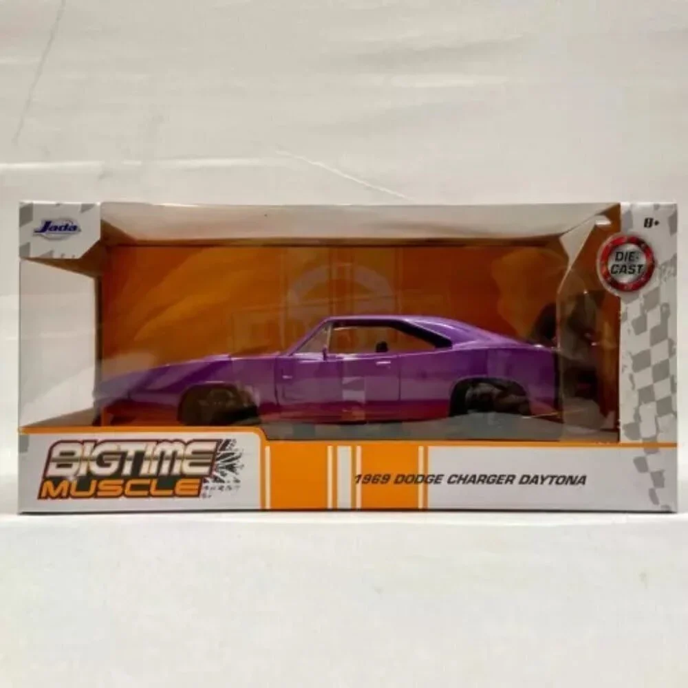 Jada Big Time Muscle 1969 Dodge Charger Daytona‎ 1:24 Purple Die-cast Model Car